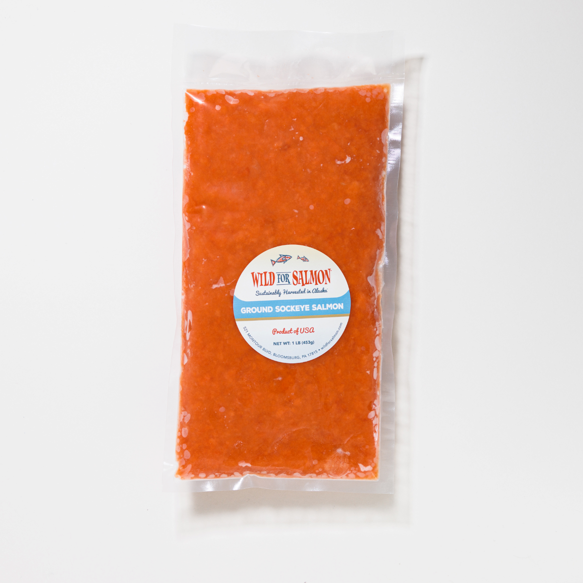 1lb Ground Sockeye Salmon