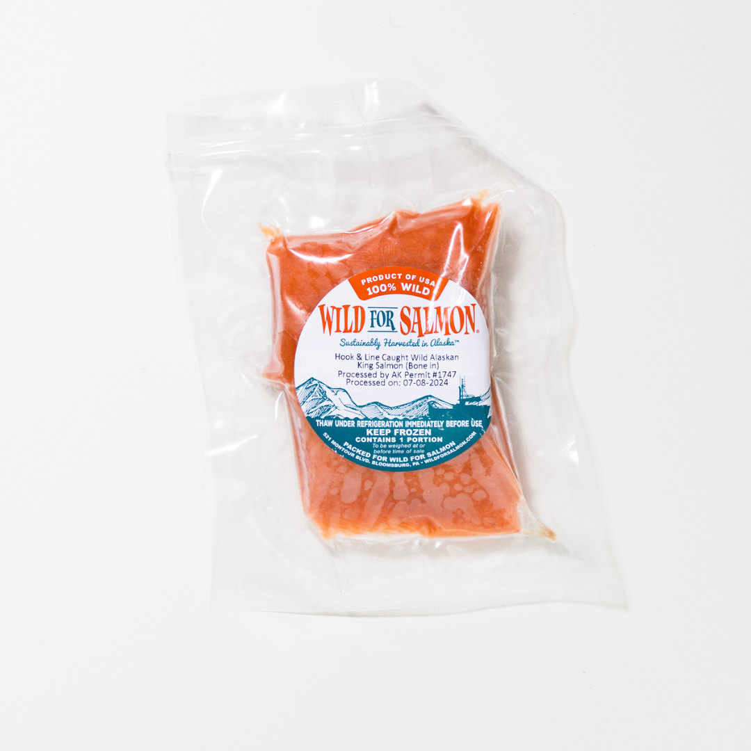 Alaskan King Salmon Portions (Bone-In)