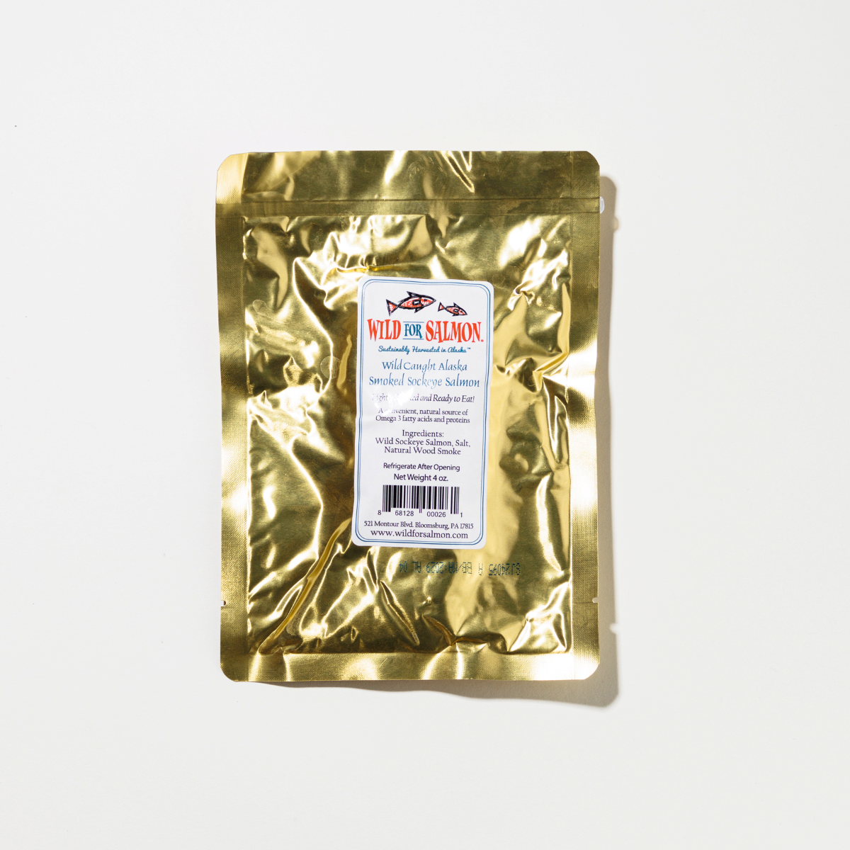 1lb Smoked Sockeye Salmon Pouch