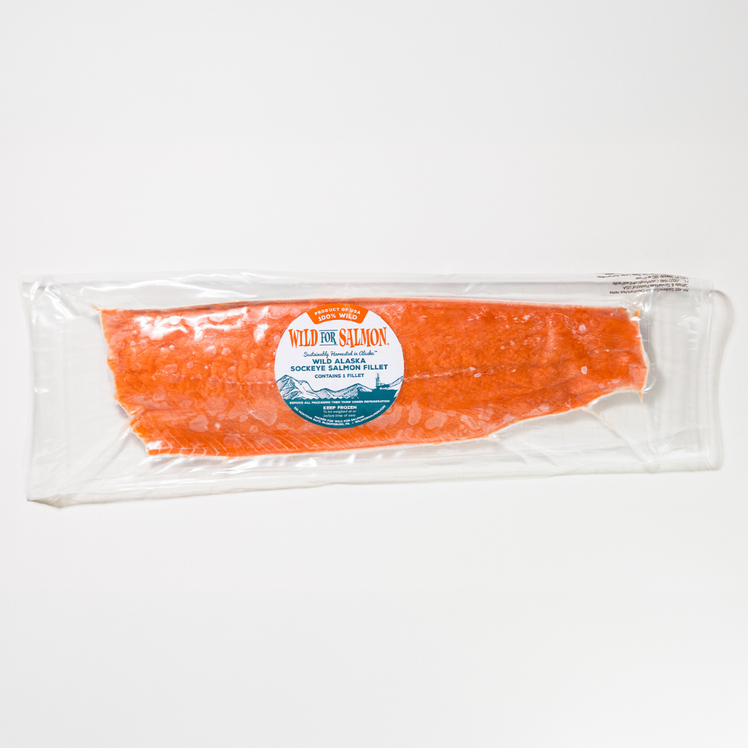 Alaskan Sockeye Salmon Whole Fillets