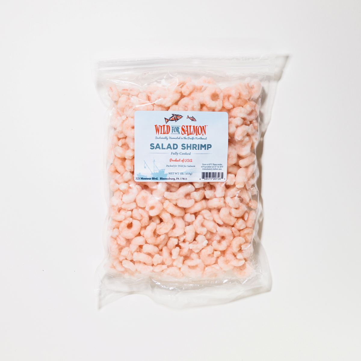 1lb Pacific Northwest Salad Shrimp 250/500 count