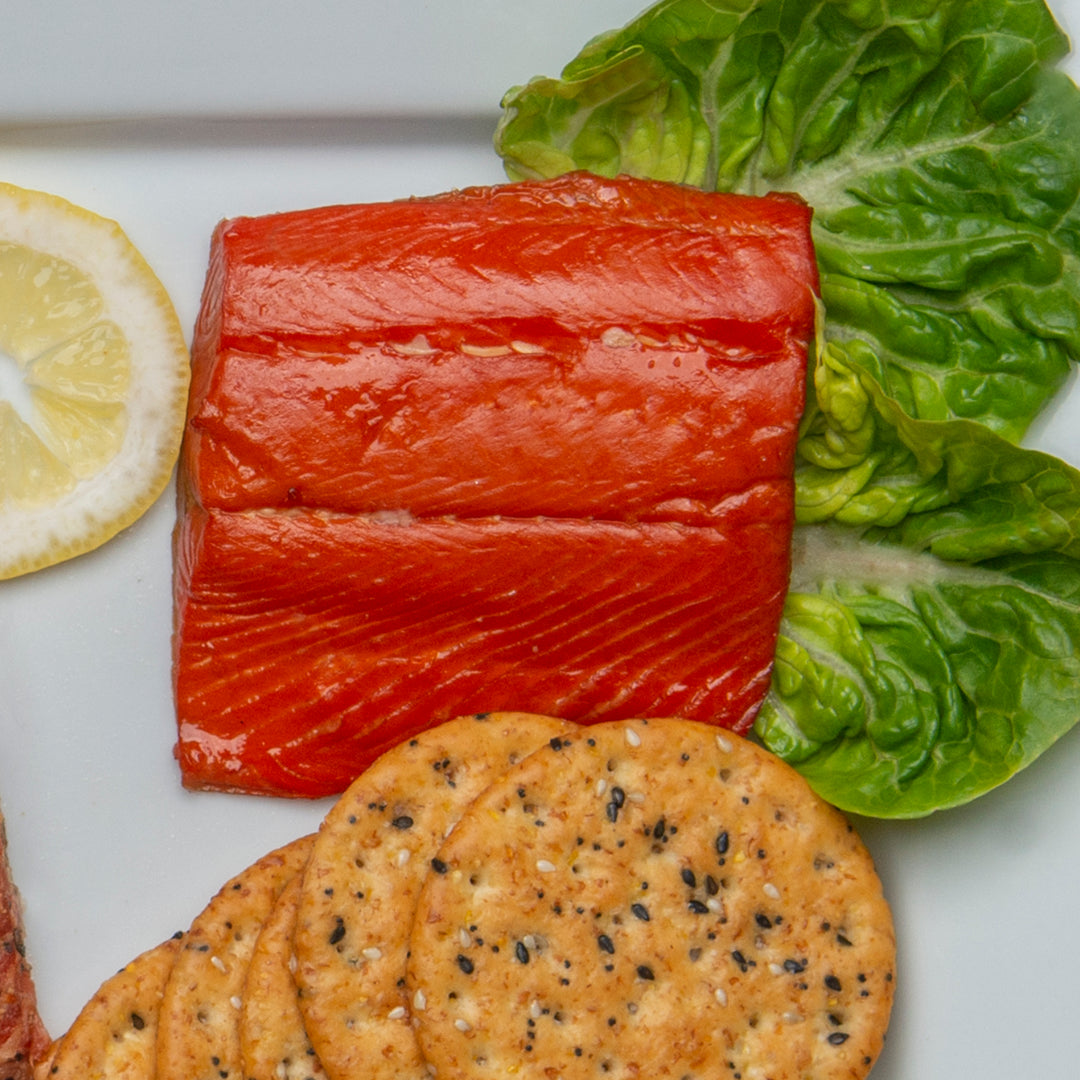 2 Packs - Traditional Smoked Sockeye Salmon Snack Bites