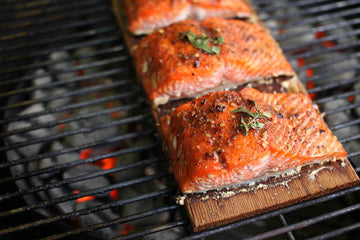 Grilled Salmon Tacos with Avocado Salsa