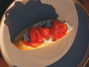 Nova Lox Crunch Appetizer