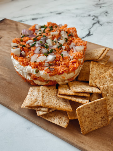 Wild for Salmon 7 Layer Salmon Party Dip