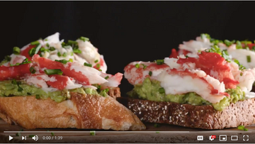 Wild Crab Avocado Toast