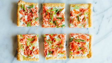 Easy Smoked Salmon Puff Pastry Tart