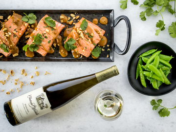 Instant Pot Wild Alaska Salmon with Peanut Sauce