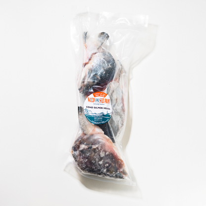 4lb Alaskan Coho Salmon Heads